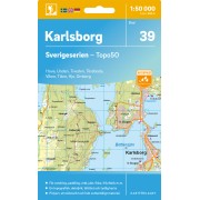 39 Karlsborg Sverigeserien 1:50 000